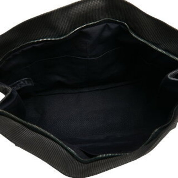 Hermes Yale Line Pouch MM Clutch Bag Shoulder Grey Canvas - Picture 7 of 9